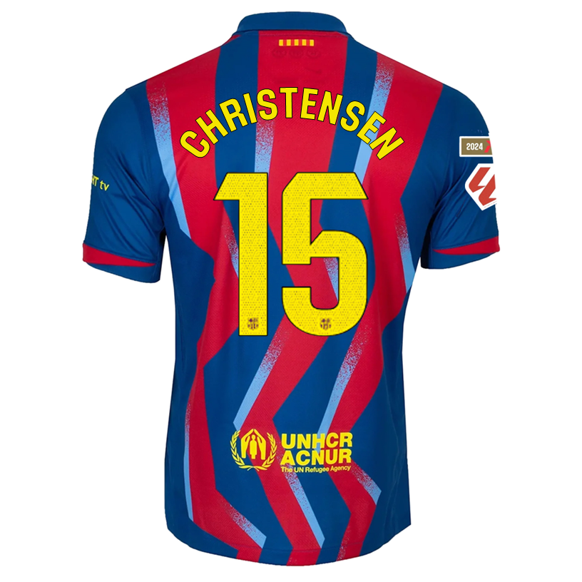 Barcelona Patches 2025-2026 La  Home Jersey – Authentic Shirt