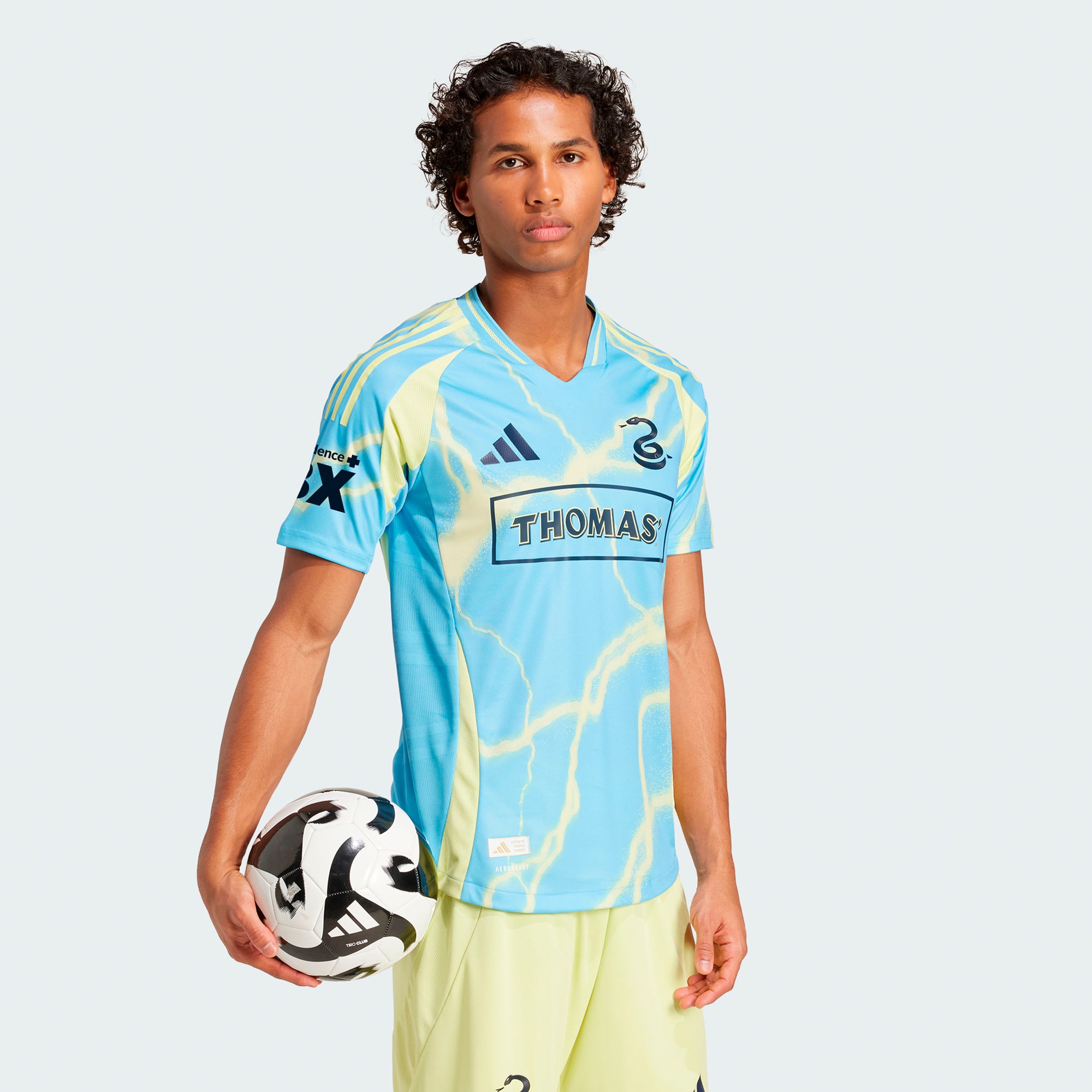 [SJH] Philadelphia Union 2025 The Voltage Kit Authentic Jersey - Blue