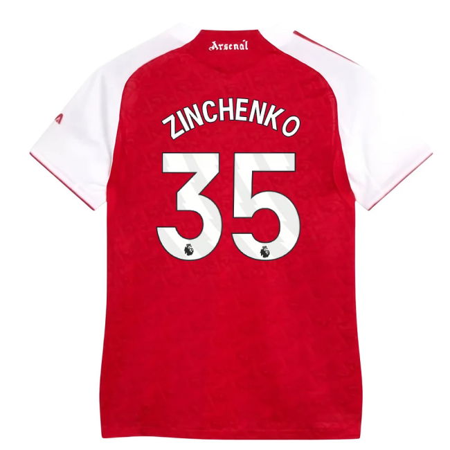 Arsenal 2025-20 Home Football Kit Zinchenko Name & Number L M Women S