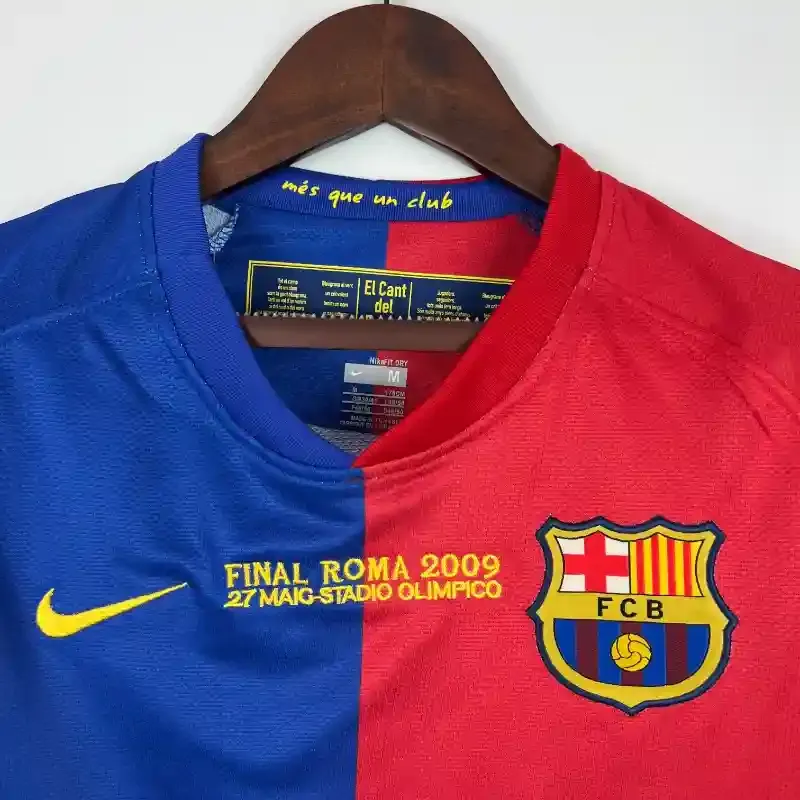 Cheap 2008-2009 Barcelona UEFA League retro kit