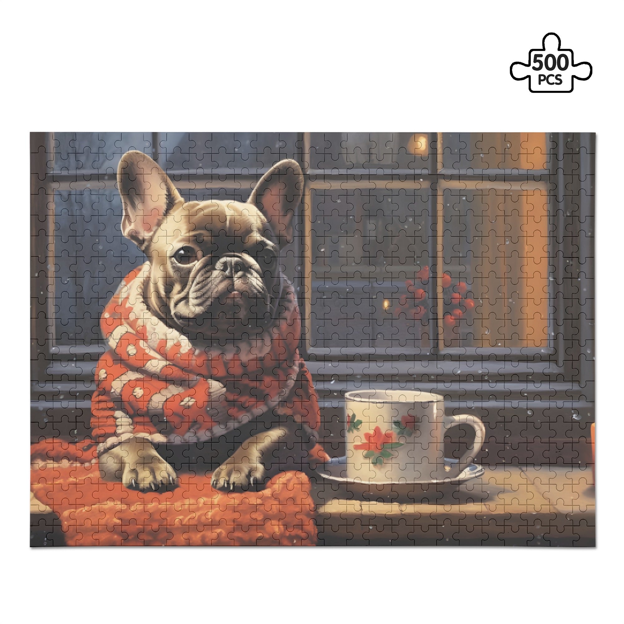 Frenchie-Fan Everyday Stylish Fletcher- Puzzle for Everyday Wear