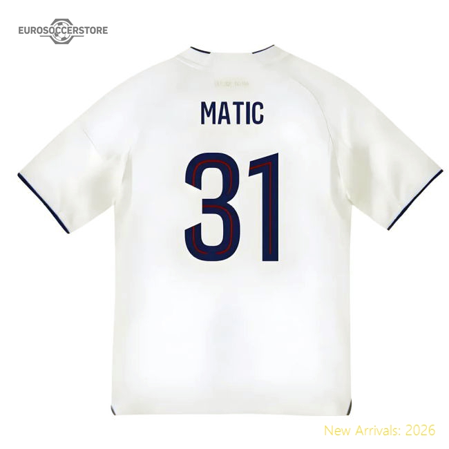 Excellent 2025-2026 Olympique Lyon Home Shirt (kids) (matic 31)