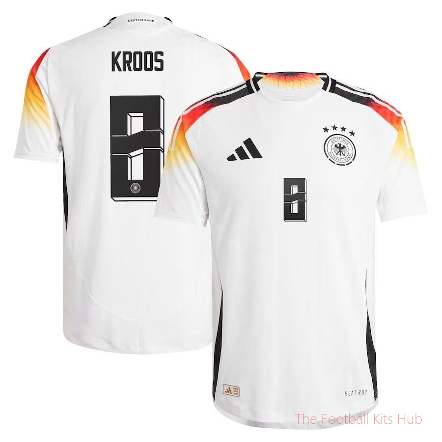 Germany Home Shirt EURO 2024 Authentic KROOS 8 + EURO 2024 Sleeve Patch