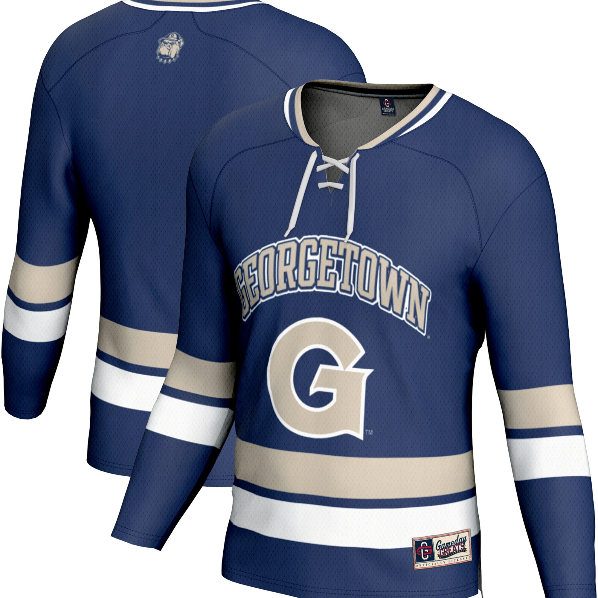 [DDG] Georgetown Hoyas GameDay Greats Youth Spirit Hockey Jersey - Navy