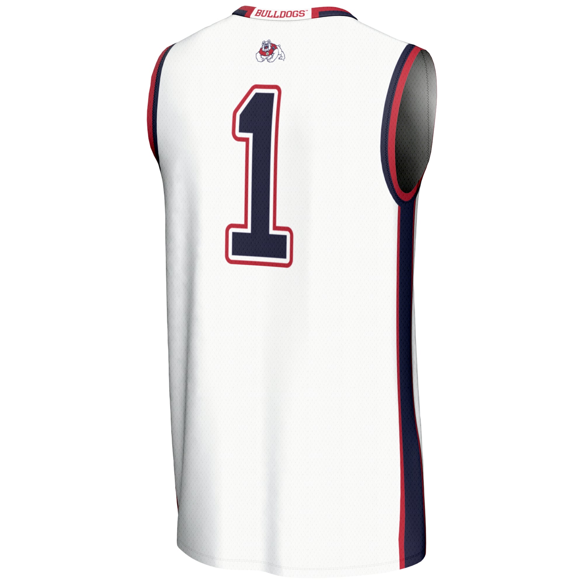 #1 Fresno State Bulldogs GameDay Greats Youth Lightweight Basketball Jersey - White
