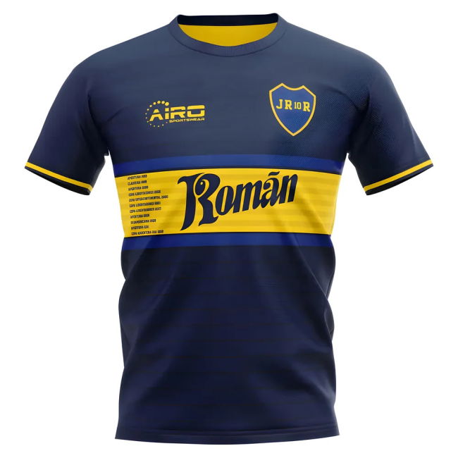 High 2025-2026 Boca Juniors Juan Roman Riquelme Concept Football Shirt