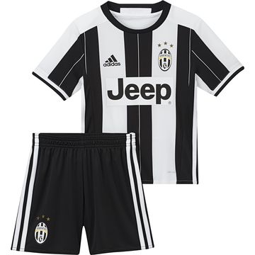 Official Kids Juventus 2016-17 Home Soccer KitShirtShorts