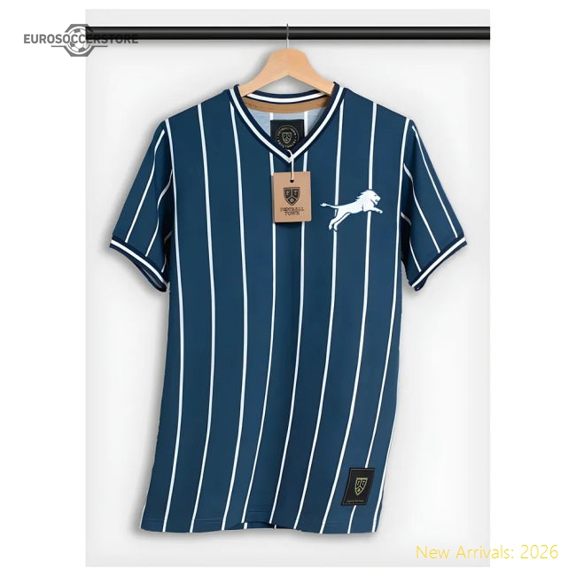 Millwall The Leaping Lion Home Retro Football Shirt In Multiple Youth