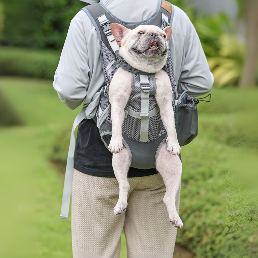 PawPorter French Bulldog Carrier Backpack – Travel and Hiking Bag for Frenchies