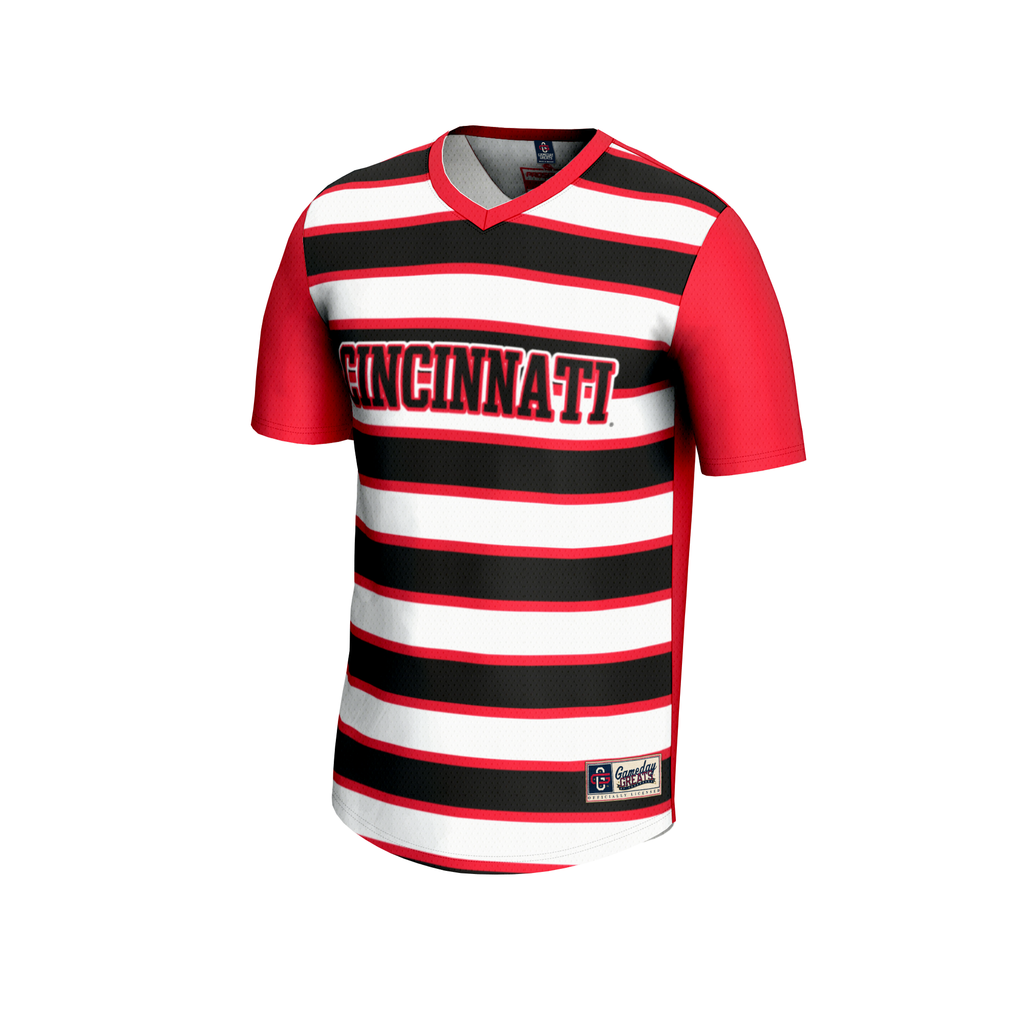 [SD] Cincinnati Bearcats GameDay Greats Youth Lightweight Soccer Fashion Jersey - Red