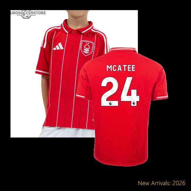 2025-2026 Football Kids Non-toxic Jersey Mcatee Kids-safe Technology
