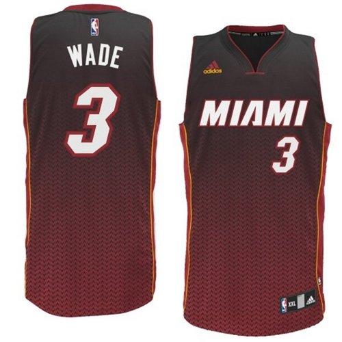 Heat Black Miami Heat #3 Jersey - Discounted Game Day Wear Quality