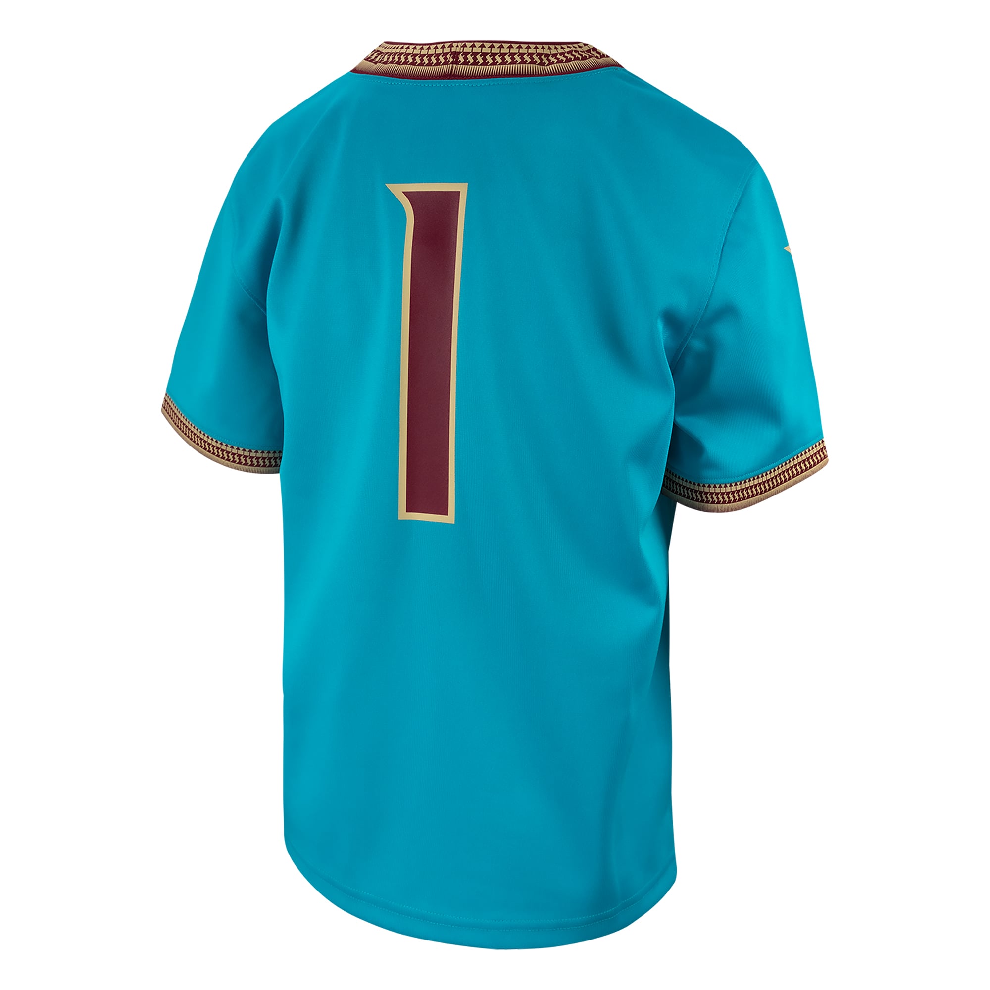 [NJP] Florida State Seminoles Youth Untouchable Replica Game Jersey - Turquoise