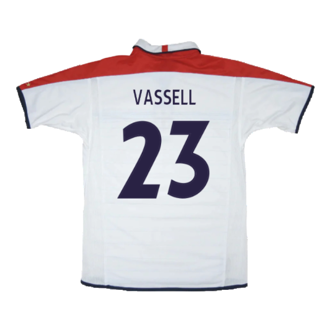 Vassell 23 Player Issue Style England Home Player Jersey 2003-2004