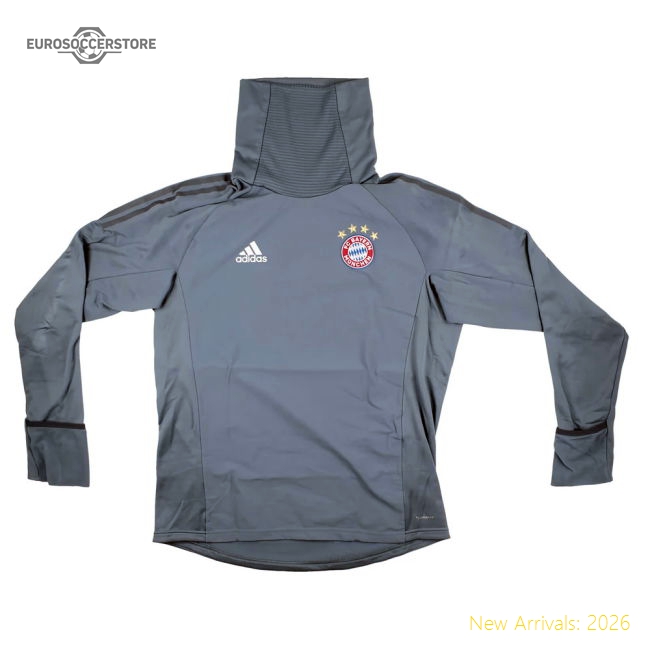 Top-Quality Bayern Munich 2010-11 Long Sleeve Adidas Training Top With Snood (M)