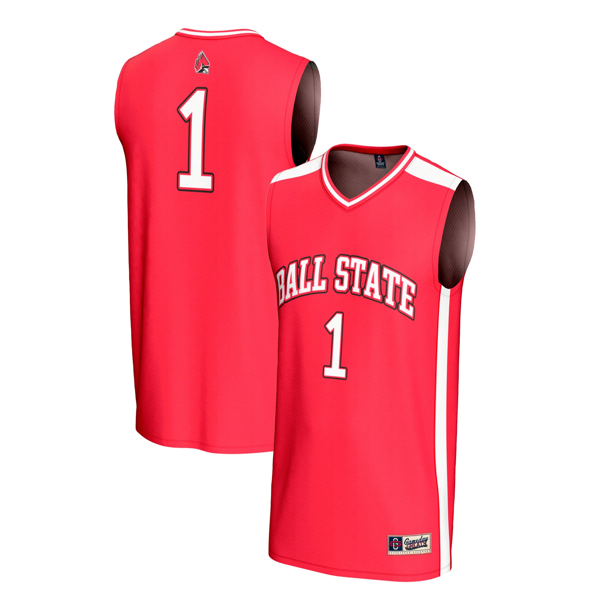 [NJP] Ball State Cardinals GameDay Greats Youth Lightweight Collegiate Basketball Fashion Jersey - Cardinal