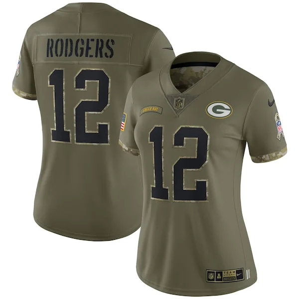 Performance Green Bay Packers Limited Jersey - Premium Olive NFL Fa...