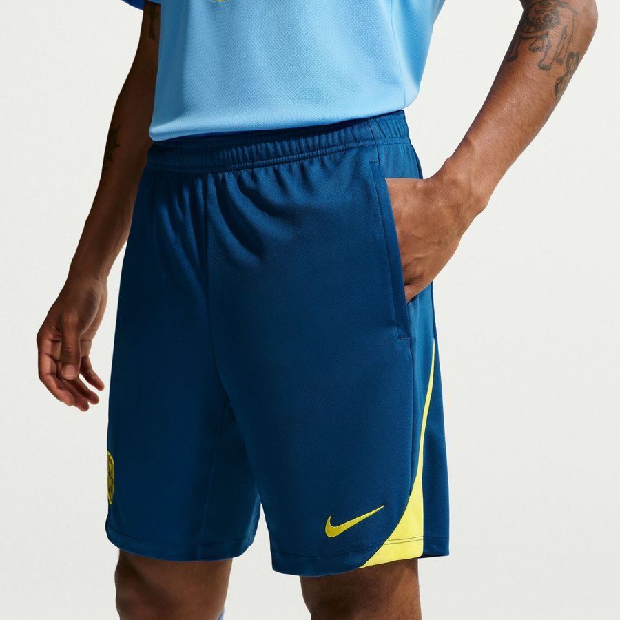 Barcelona Training Shorts Dri-FIT Strike - Gym Blue/Opti Yellow