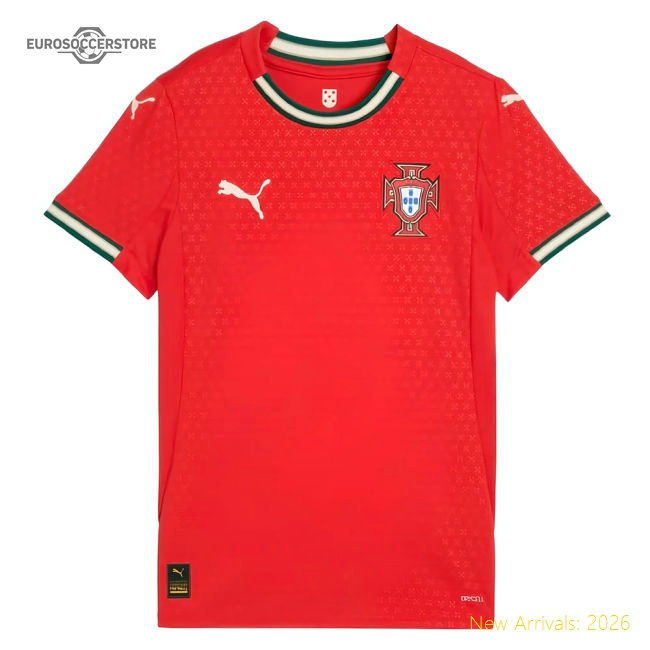Official Team Merchandise 2025-2026 Esp Ronaldo Home Premium Jersey 7