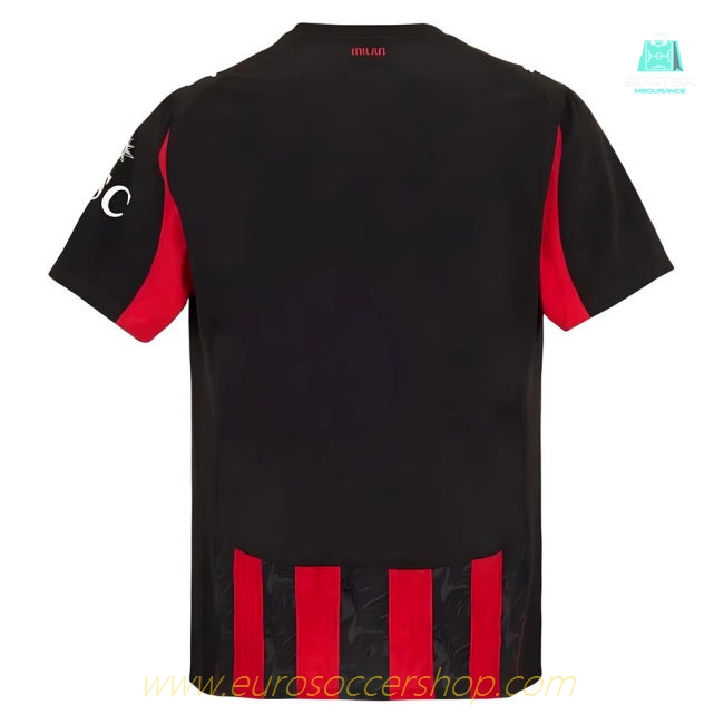 2025-2026 AC Milan Authentic Home Shirt (Pavlovic 31)
