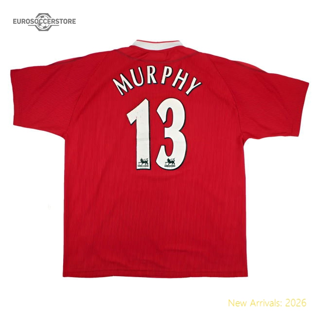 Premium Liverpool 2002-04 Home Shirt (l) Murphy #13 (good) - Premium