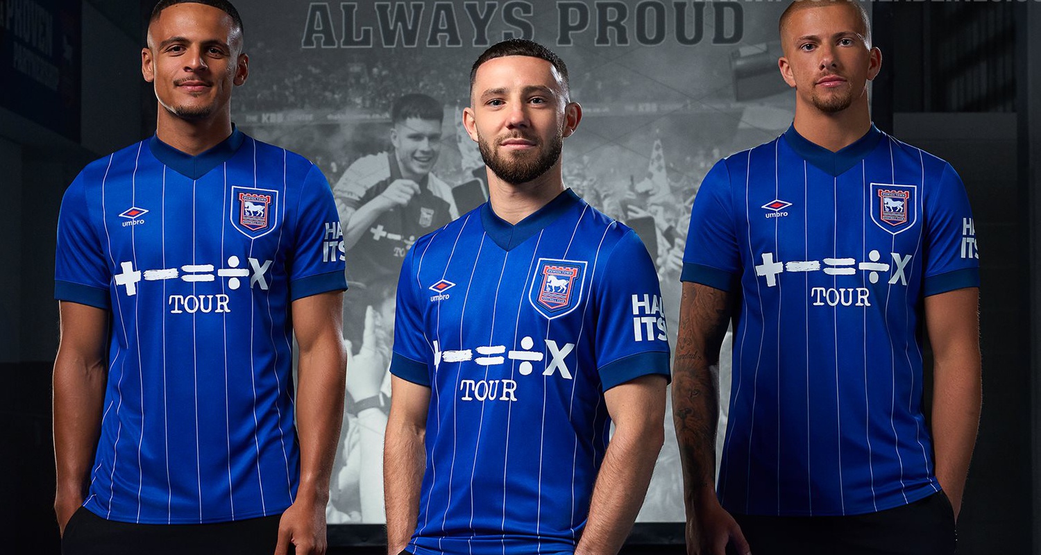 [KK] Ipswich Town Premier League Kits Released 24 25 Home Away Kit &