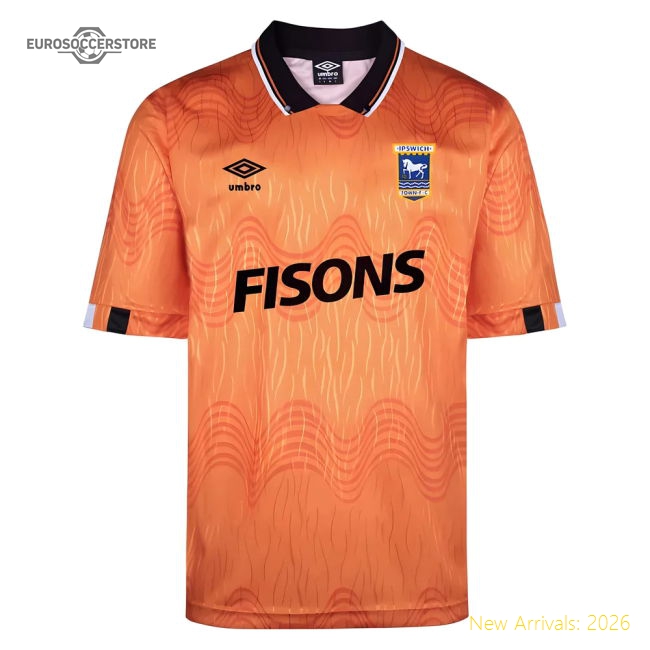 Ipswich Town Away Retro Kit 1989-1991 Fan Collection Jersey