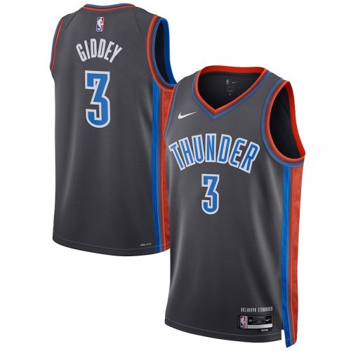 Oklahoma City Thunder Josh #3 Limited Stock Team Jersey Urban Style