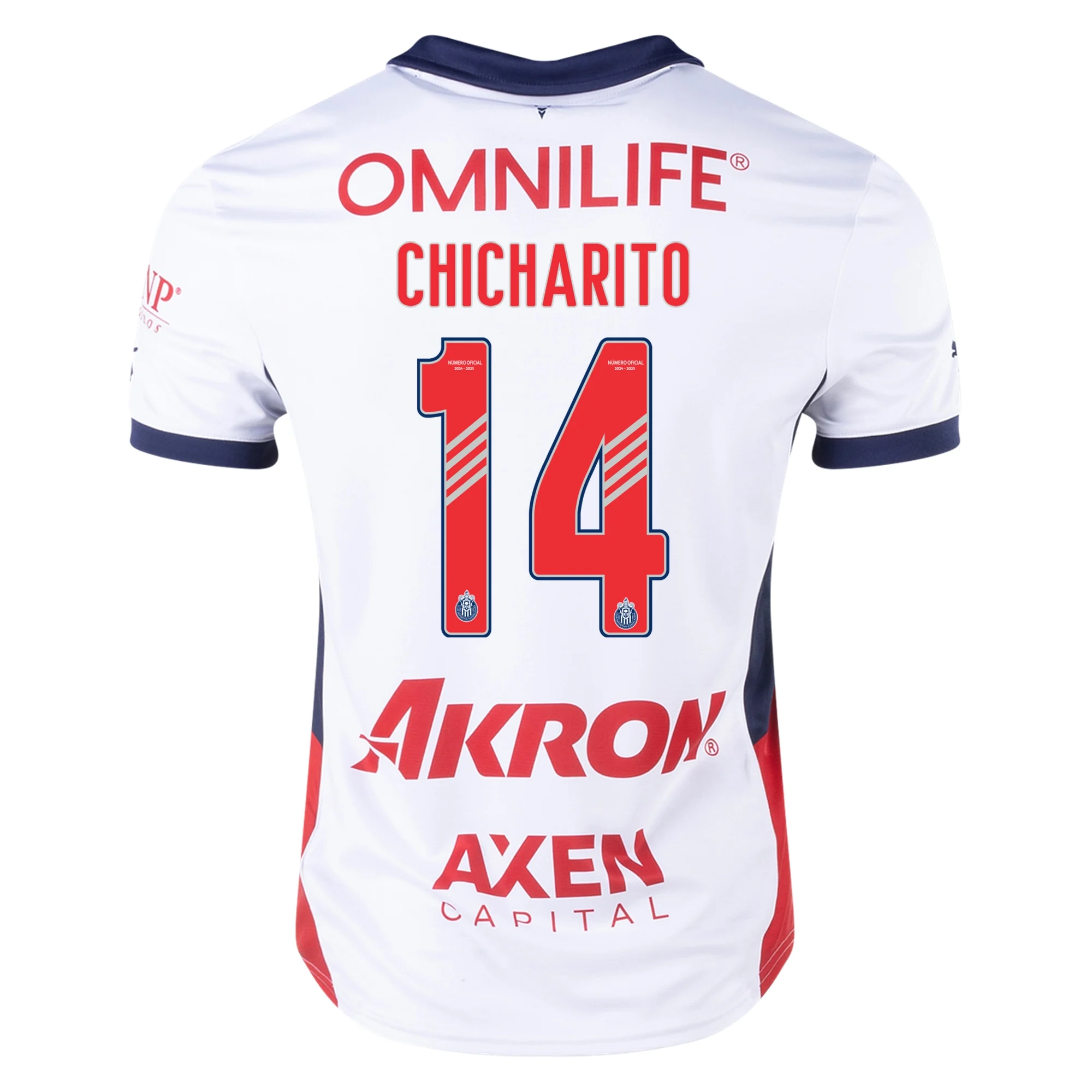 Chicharito's No. 14 Away Jersey for Chivas in the 24-25 Season