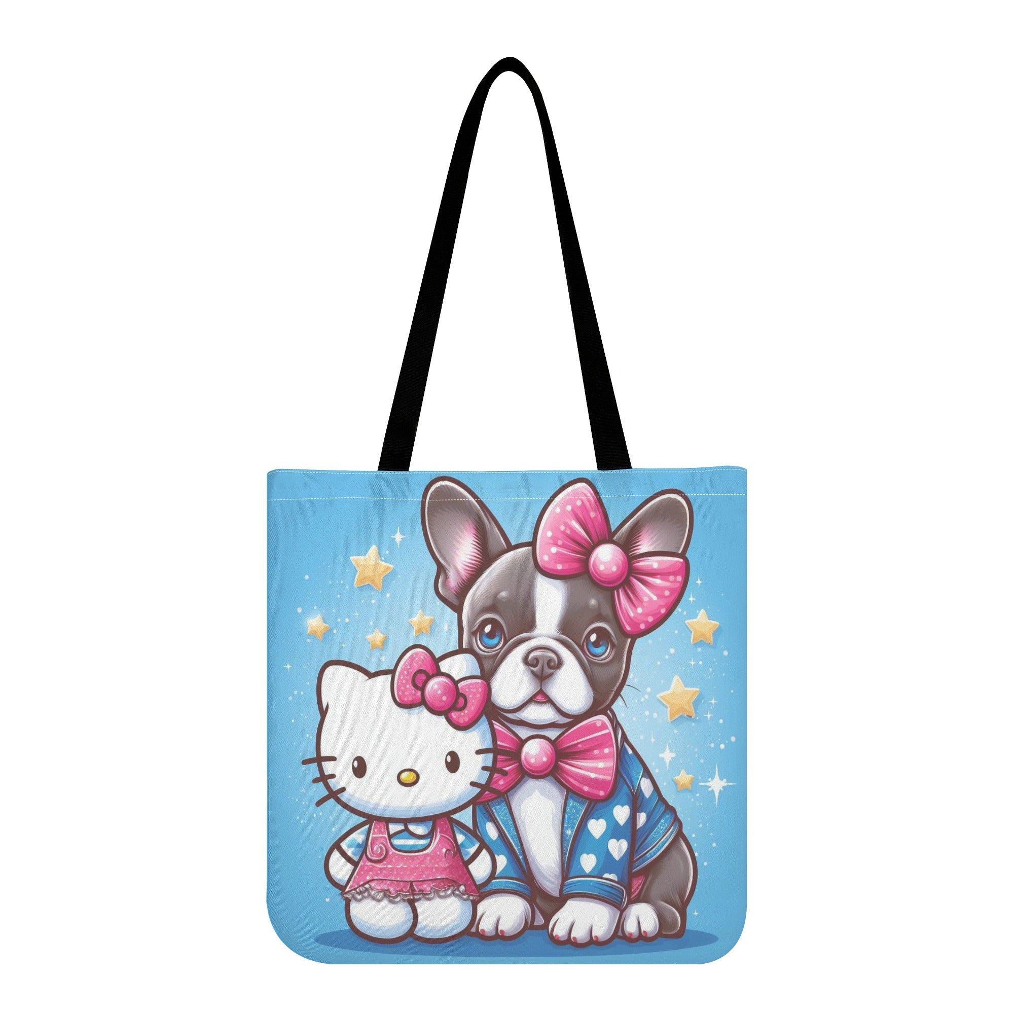 Warm French Bulldog Daisy - Durable Tote Bag Summer Wear