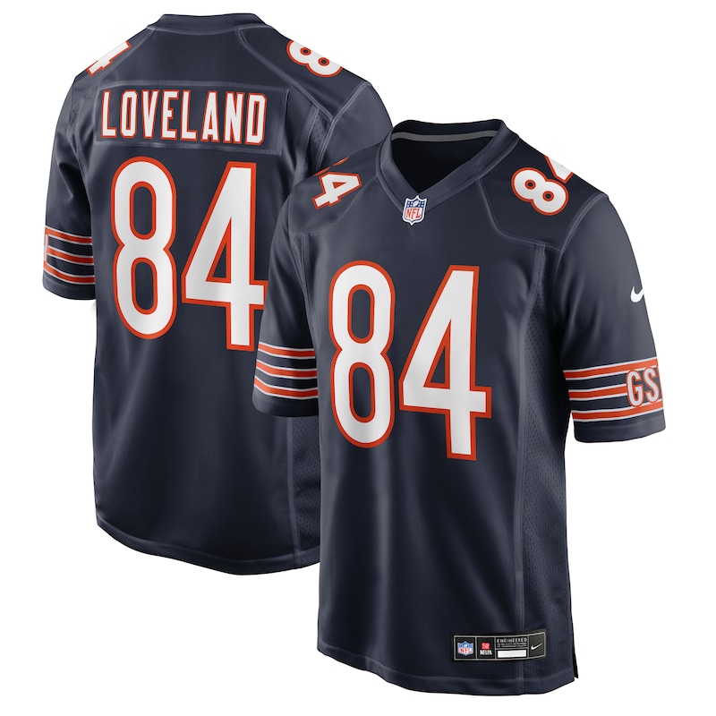 None Colston Loveland Star Player CHI Bears Top-Grade Jersey