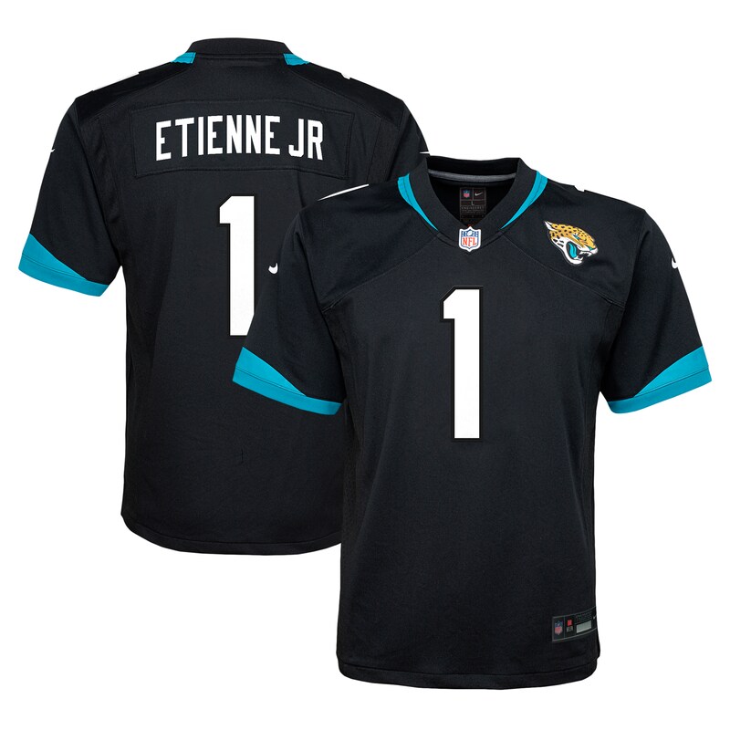 None Travis Etienne Record-Breaker JAX Jaguars High-Quality Jersey