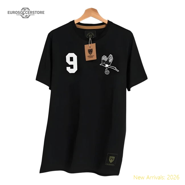 Elite Newcastle Shearer The Magpie 9 Retro Shirt (black)