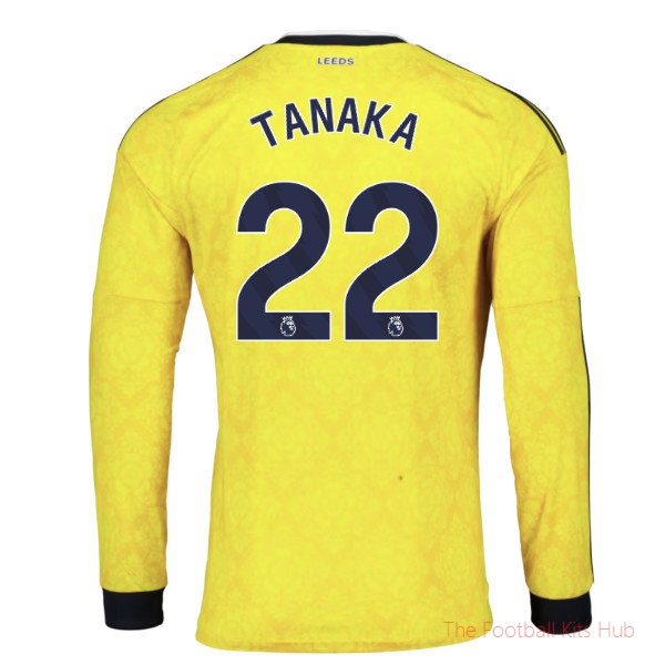 Premium Leeds Away Long Sleeve 2026-2027 Shirt (Tanaka 22)