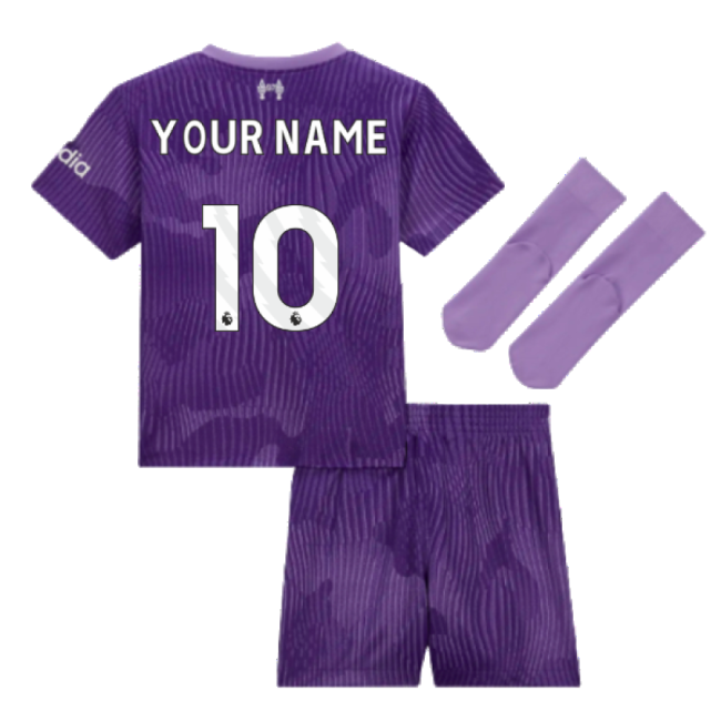 Retro Liverpool 2023-2024 Liverpool Third Baby Kit (Your Name) for ...