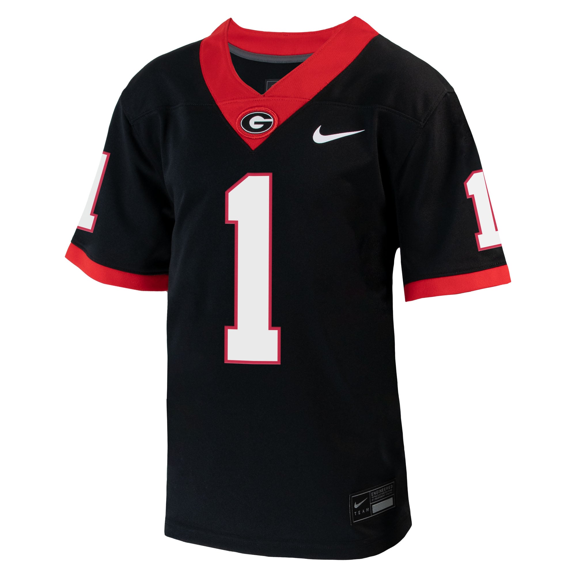 #1 Georgia Bulldogs Toddler Untouchable 2026 Season Football Jersey - Black