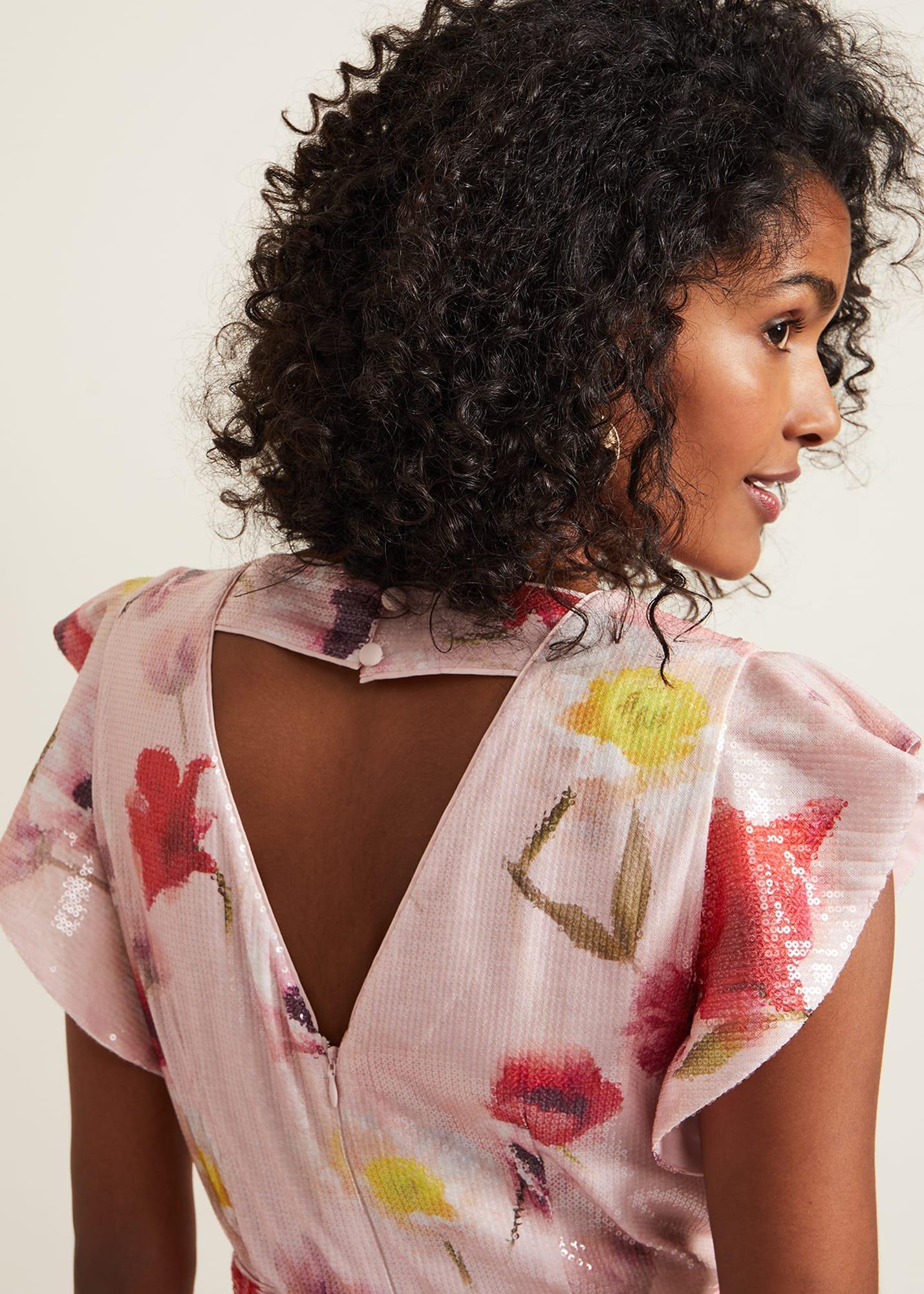 Rhiannon Sequin Printed Jumpsuit