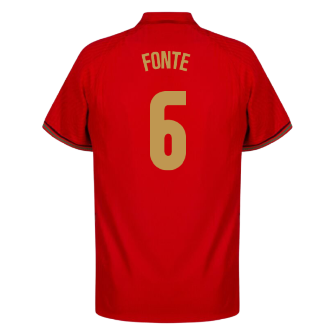 2020-2021 Portugal Home Shirt (Fonte 6) Holland Authentic