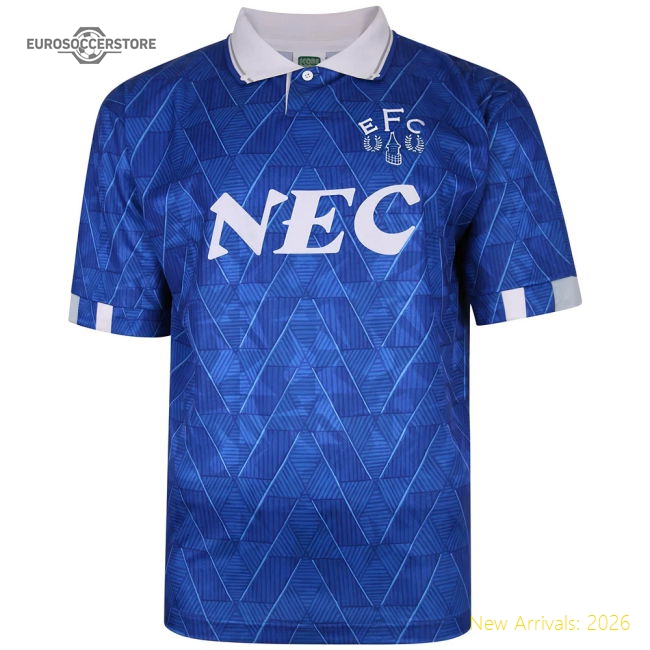 Premium Everton 1990 Home Retro Football Shirt (cahill 17) - Premium