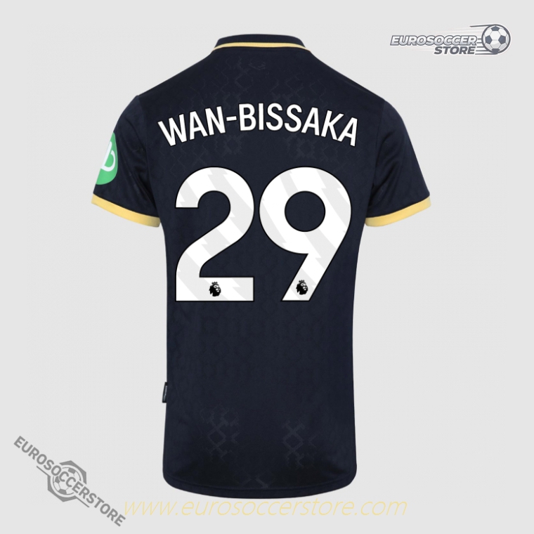 West Ham United's 25-26 Season Third Jersey with WAN-BISSAKA and Number 29