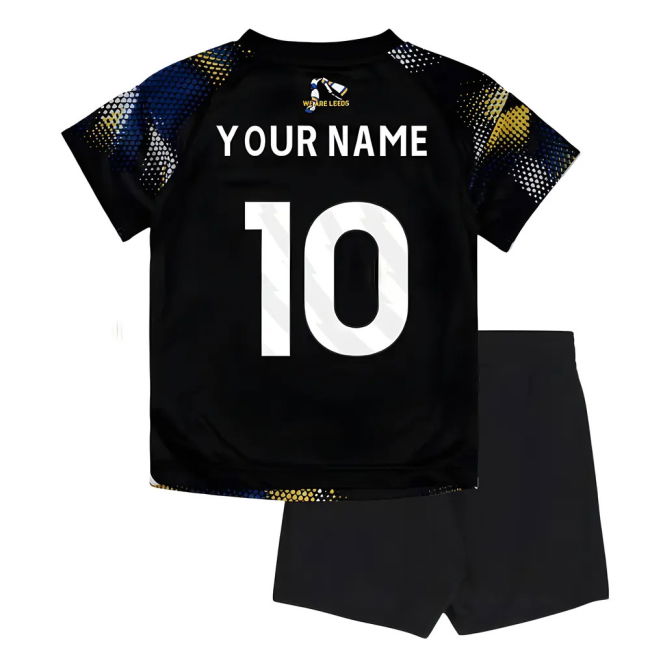 Retro Leeds 2025-2026 Leeds United Third Baby Kit (Your Name) for T...