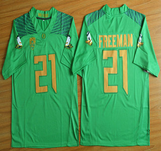 Men's None Green 2024 durabl Royce Freeman #21 college football Jersey
