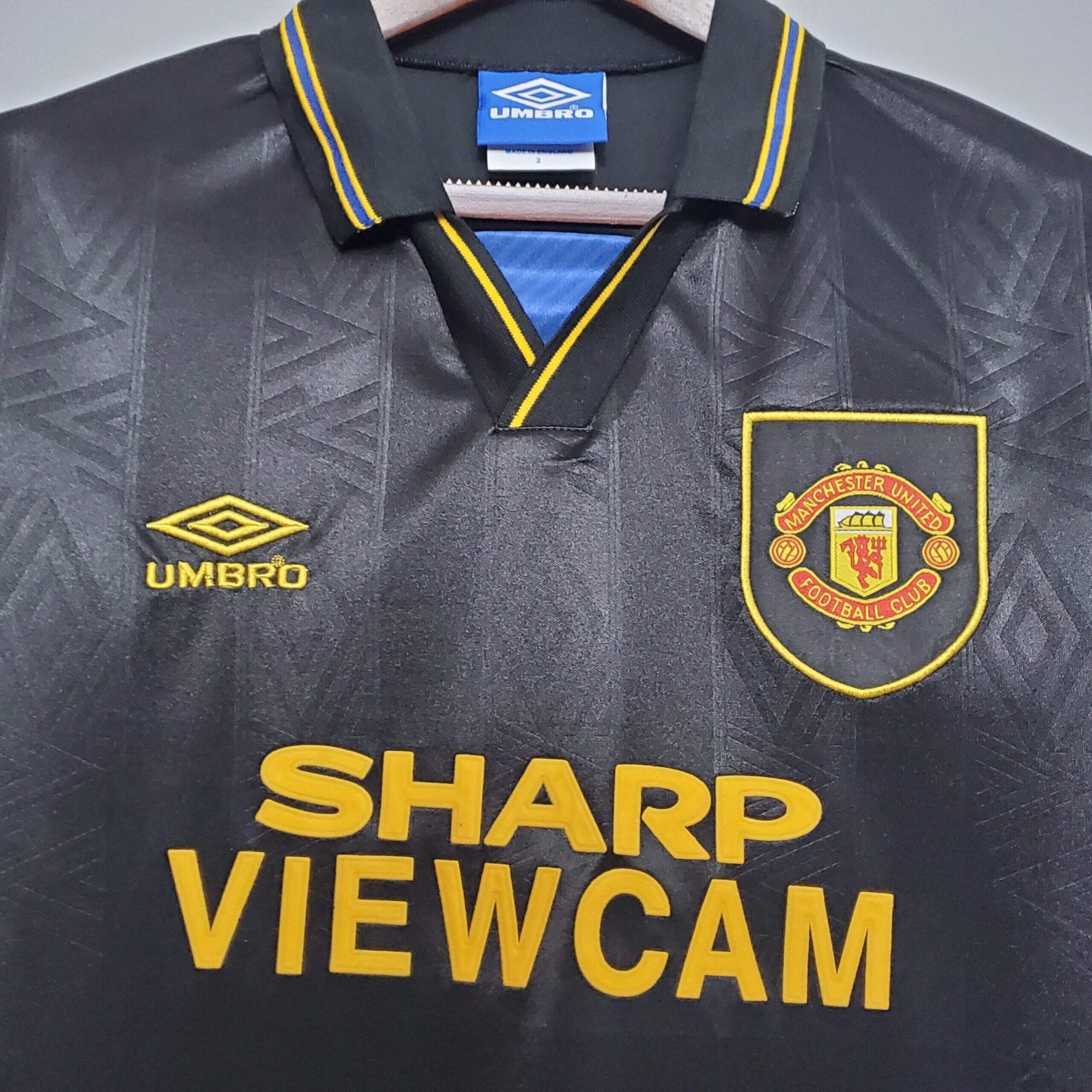 Cheap 1993-1995 Man United Away retro kit