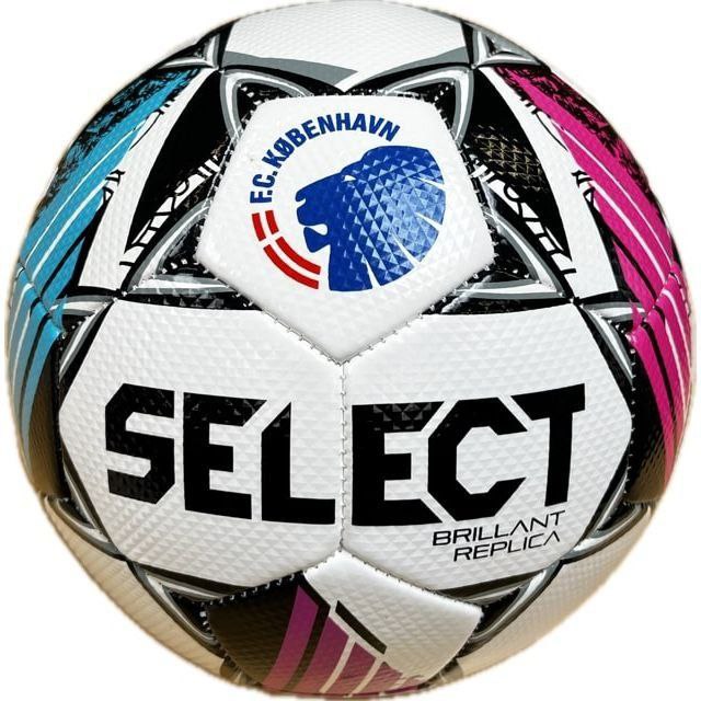 [EFKS] Select Football Brillant Superliga FC Copenhagen White/Black/Pink/Blue Fan