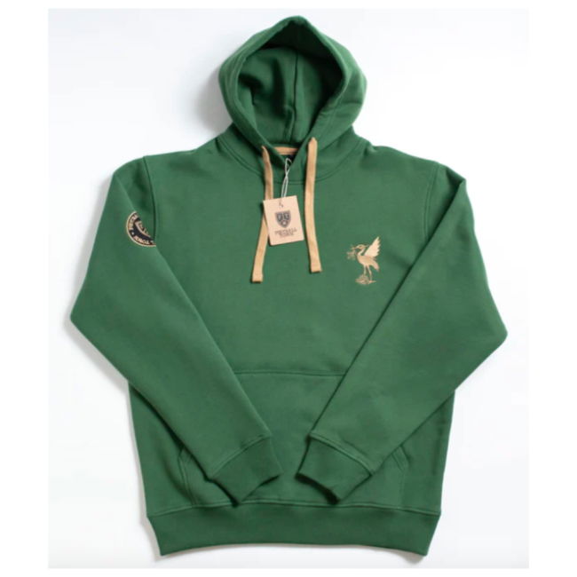 Liverpool Retro Hoodie The Bird Green
