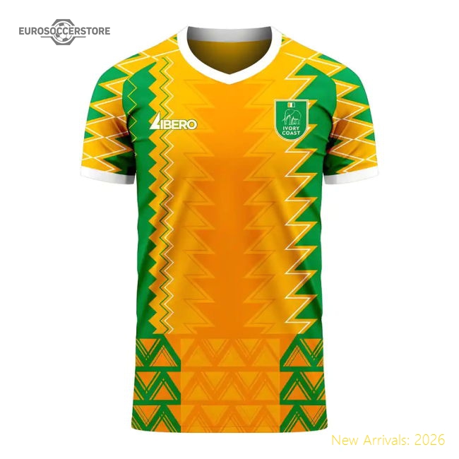 Pro Ivory Coast 20252026 Home Kit Modern Modern Sleek Athletic