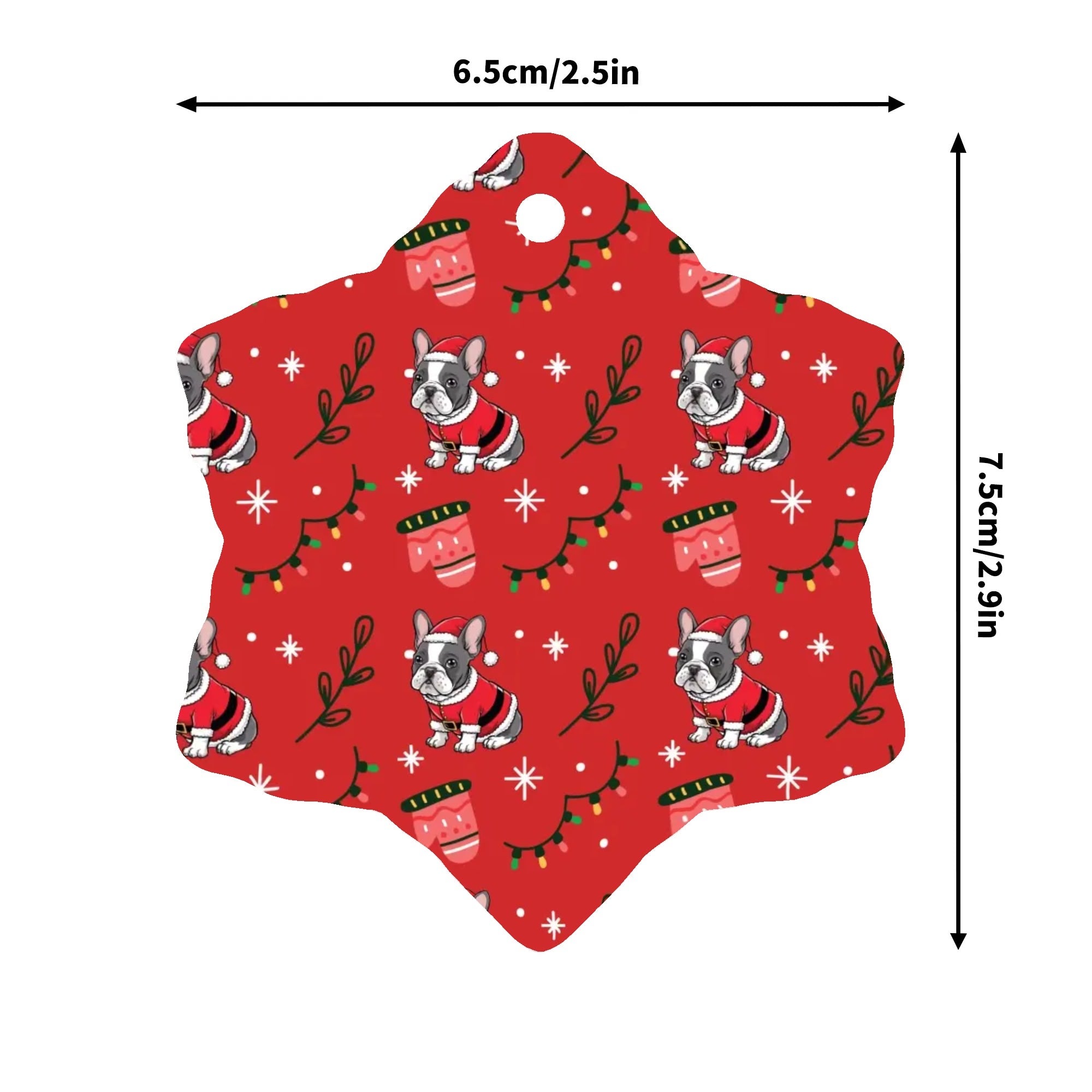 French Bulldog Lover Olive Christmas Ornaments Lovely Home Decor