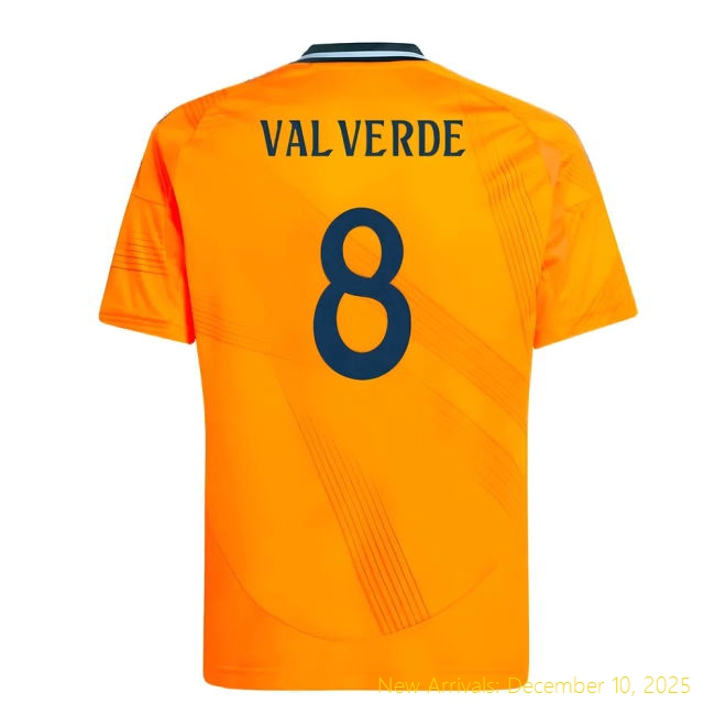 2024-2025 Real Madrid RM Durable Away Youth Kit (Valverde 8)