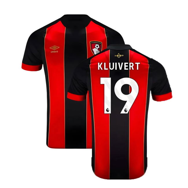 2024-2025 Bournemouth Home Shirt (Kluivert 19) | Modern Fit