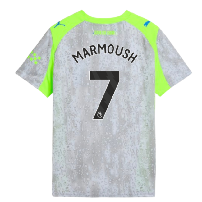 High Performance Football Man City Third Shirt Kids Marmoush #7 La...